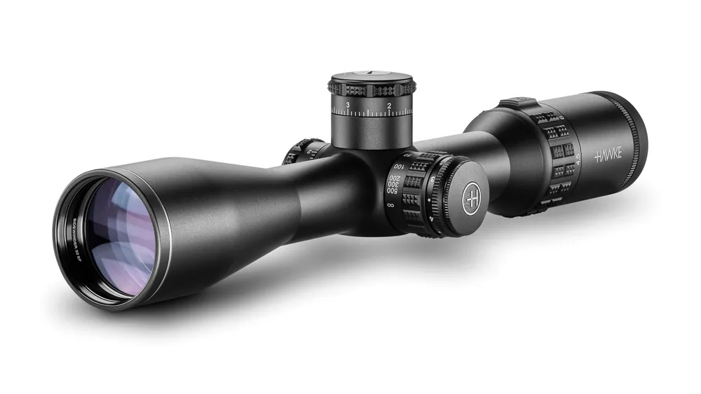 Hawke Sidewinder 30 SF 4.5-14×44 10x Half Mil Reticle