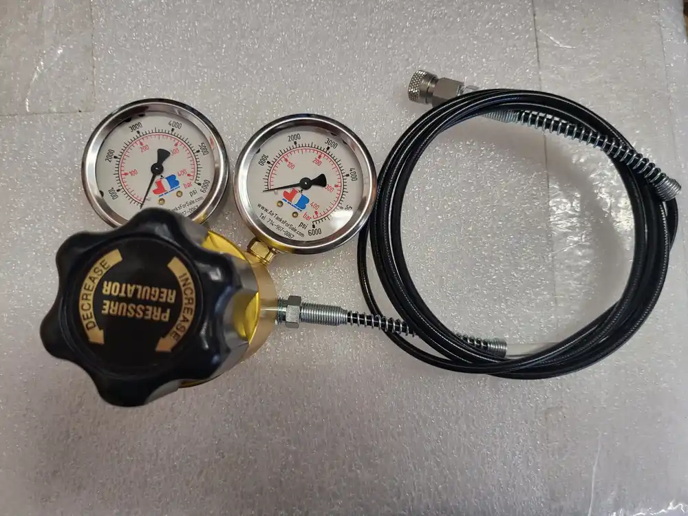 Regulated Hose Assembly (Regulator) 0-400 PSI Output