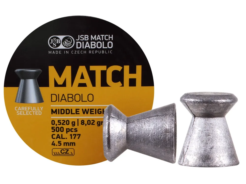JSB Match Diabolo Middle Weight .177 | 8.02gr | 500ct