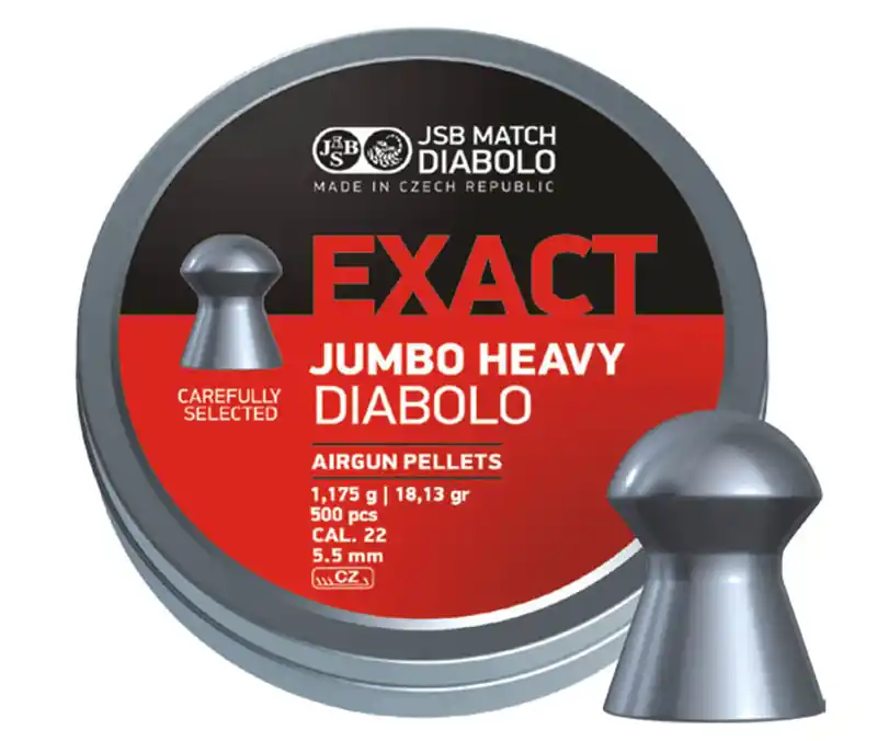 JSB Diabolo Exact Jumbo Heavy .22 | 18.13gr | 500ct