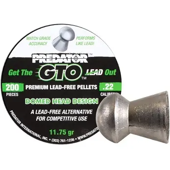Predator GTO Lead Free Pellets .22 | 11.75gr | 200ct