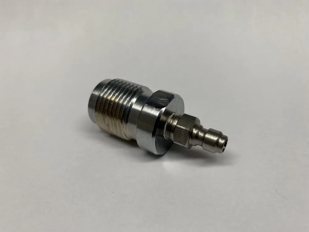 Wrench-Tight DIN300 x Foster Male Quick Disconnect Adapter