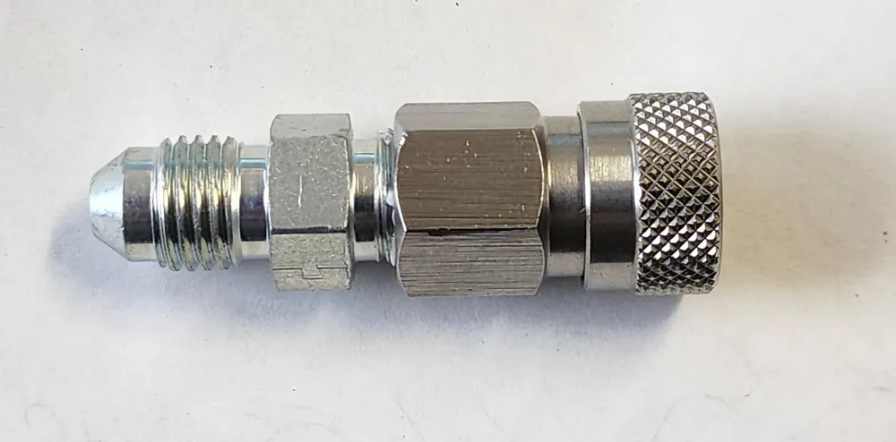 Adapter: JIC to Female Quick Disconnect (Add a FQD to Compressor)