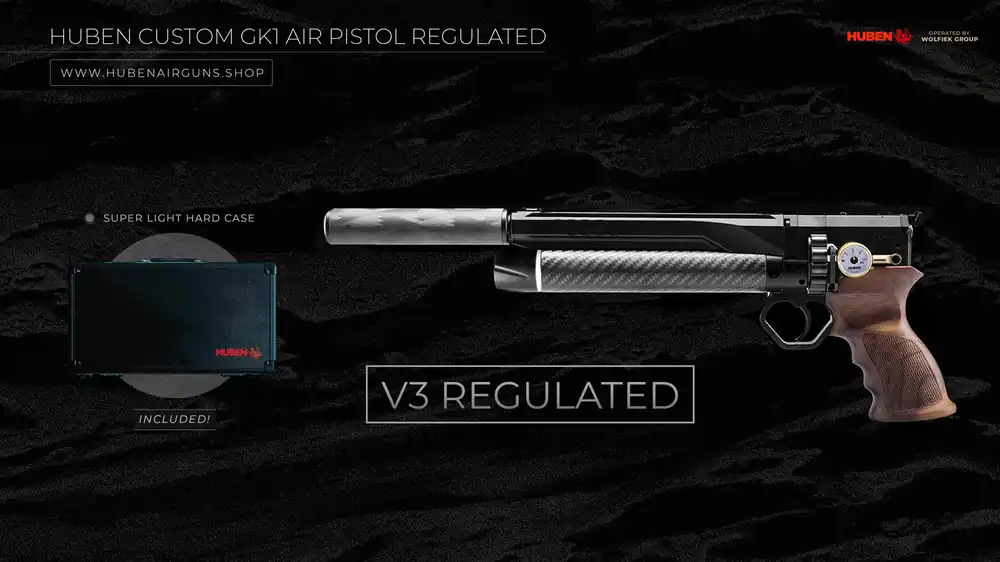 Custom GK1 V3 Regulated · Cal .177 (4.5mm) · Earlier Production · Grade: AAA · 20% OFF