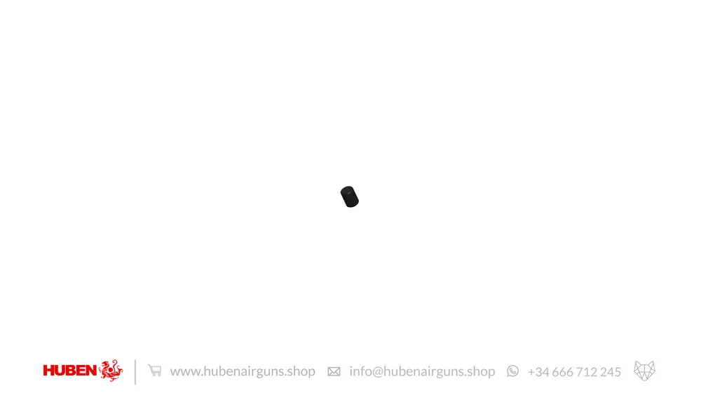 Spare Parts for Huben K1 Air Rifle · Black Plastic Receiver Pin Cover (3×4.6)