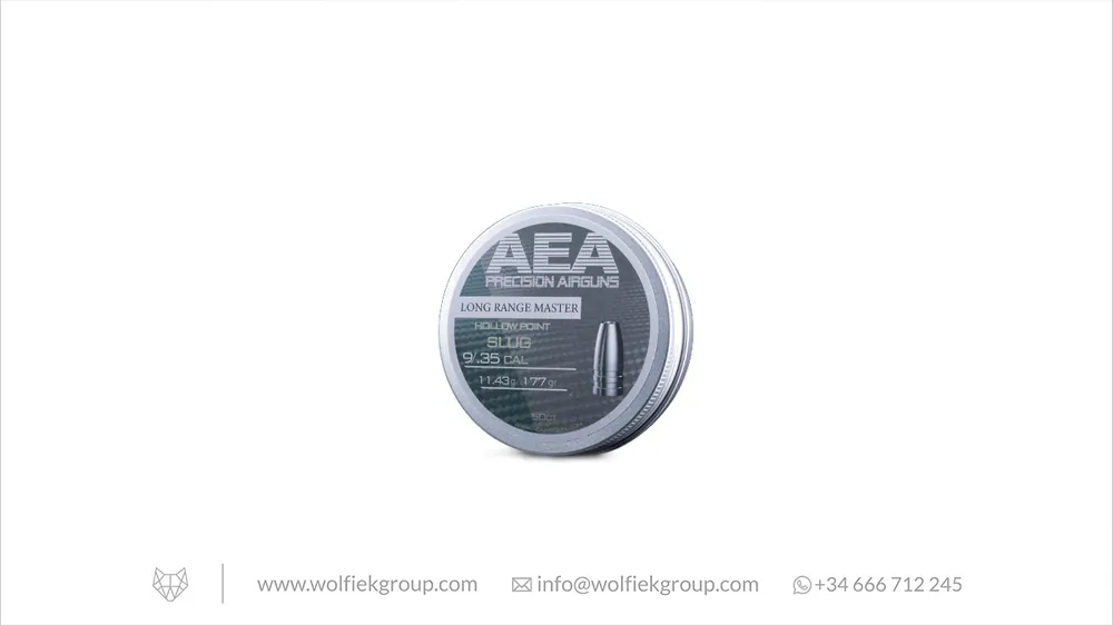 AEA Long Range Master Hollow Point Slugs – Cal .35 (9mm) – 11.43g (177gr)