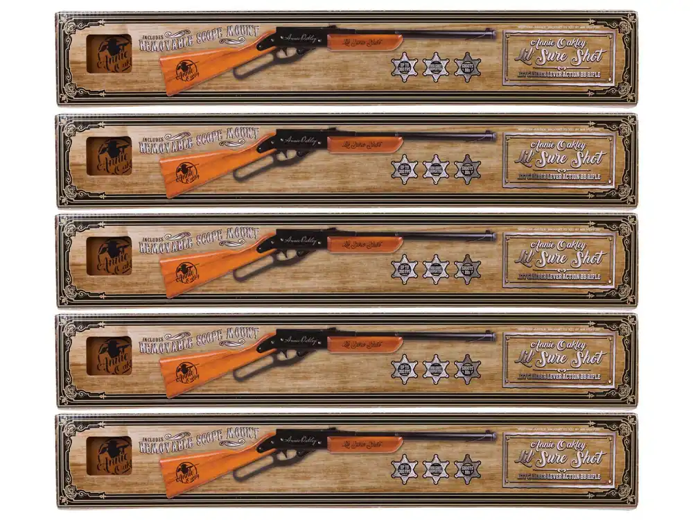 Annie Oakley Lil Sure Shot BB Rifle, 5ct