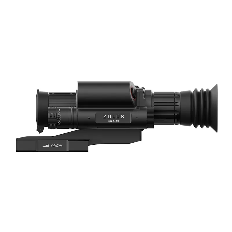ZHD312R – ZULUS HD 3-12X Digital Night Vision Scope with Laser Rangefinder and Ballistic Calculator