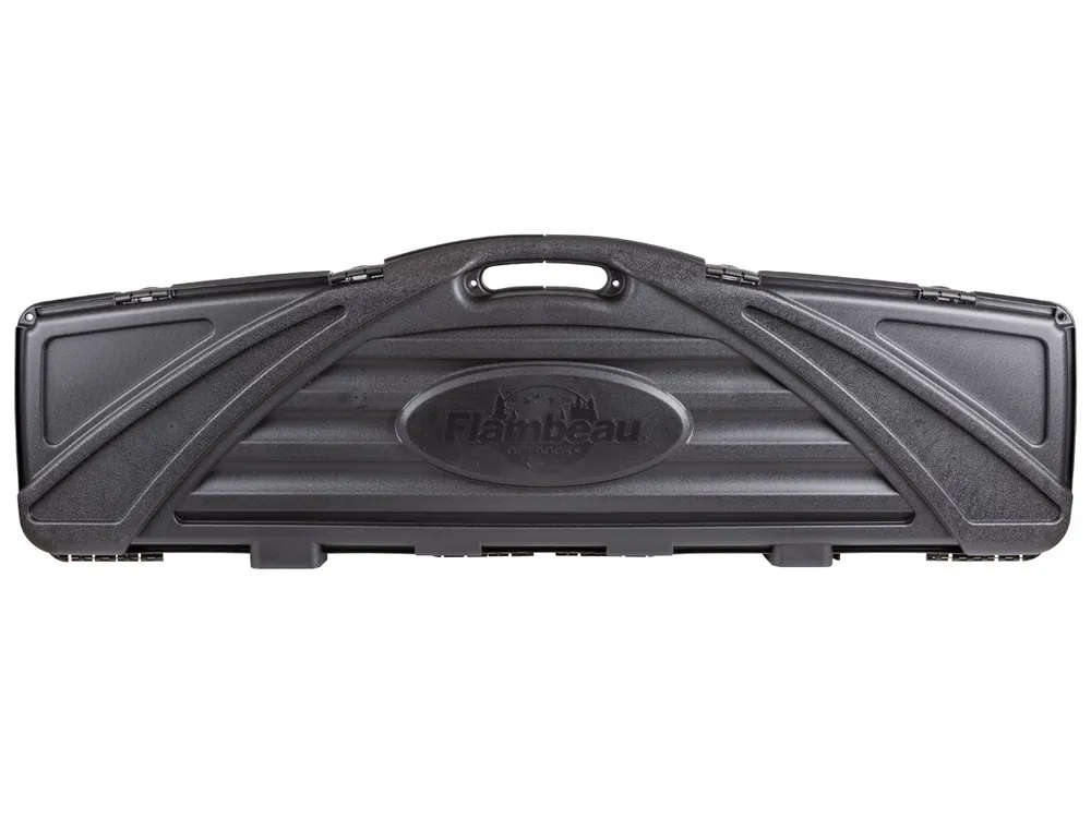 Flambeau Safe Shot Black Double Rifle Hard Case, 53"