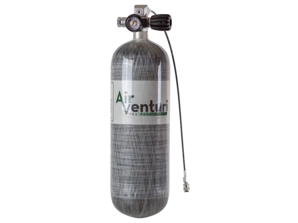 Air Venturi Wingman 74, Carbon Fiber Tank 74 Cu Ft, Jubilee Valve
