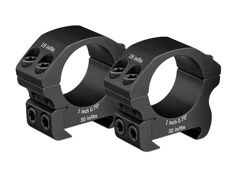 Vortex Pro Series Low 1" Rings, Weaver/Picatinny