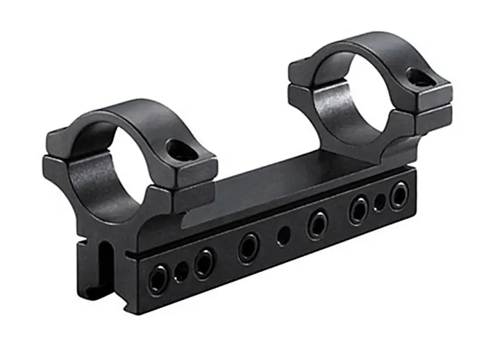 BKL 4" Long Mount, 1" Rings, Dovetail, 6 Base Screws