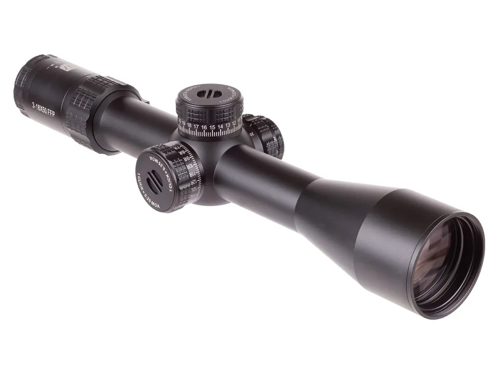 JTS Shadow Series 3-18x50 FFP Riflescope