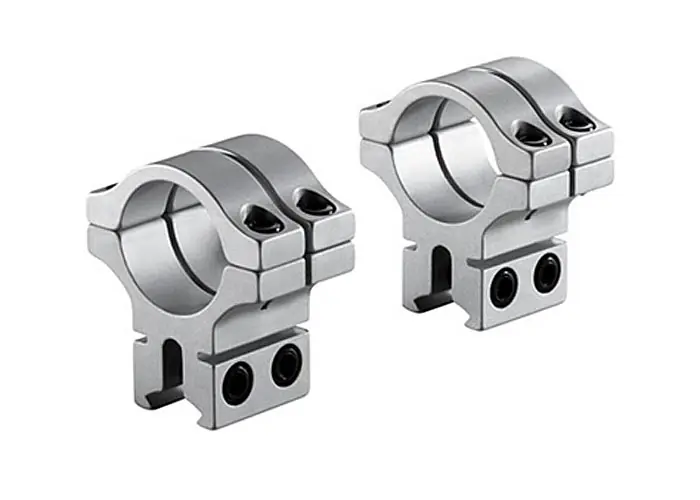 BKL Double Strap 30mm Rings, Dovetail, Silver