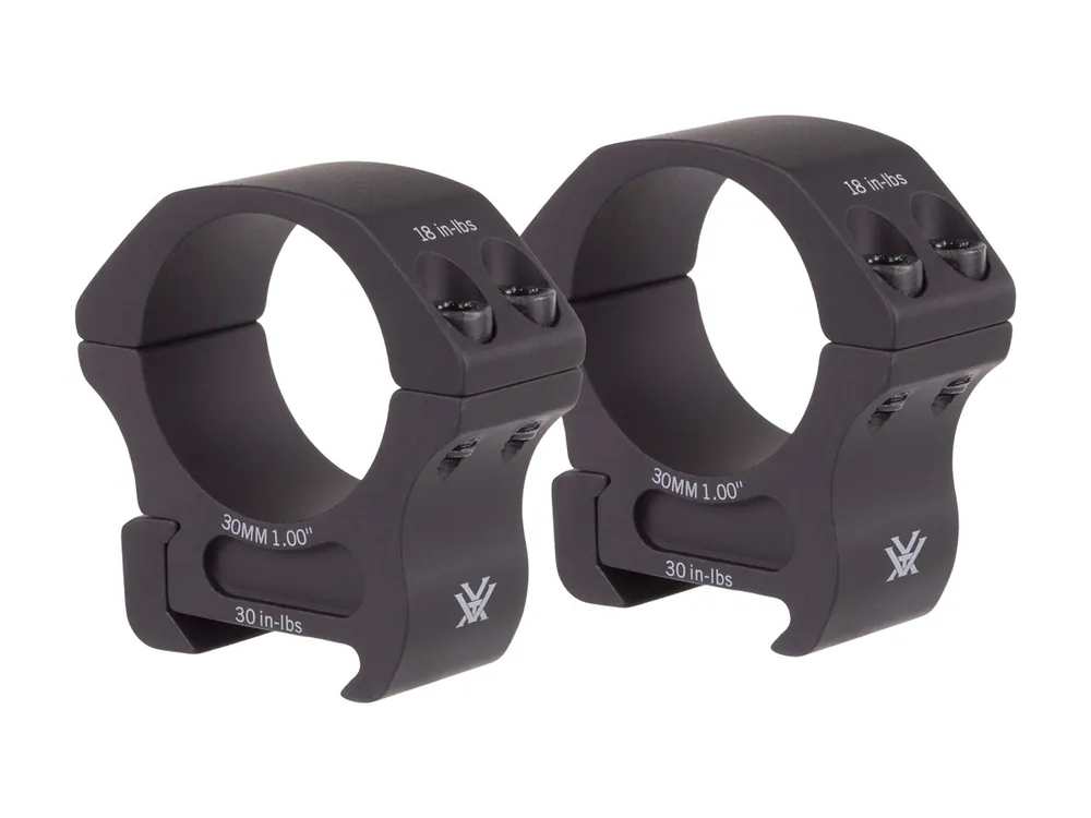 Vortex Pro Series Medium 30mm Rings, Weaver/Picatinny