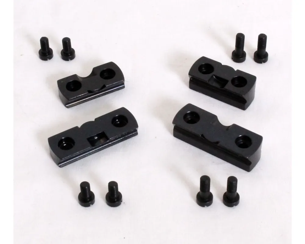 5/8" Plus Black Oxide Scope Bases for Unertl or Posa Type Scope Mounts. Scope Blocks come with 6-48 Mounting Screws