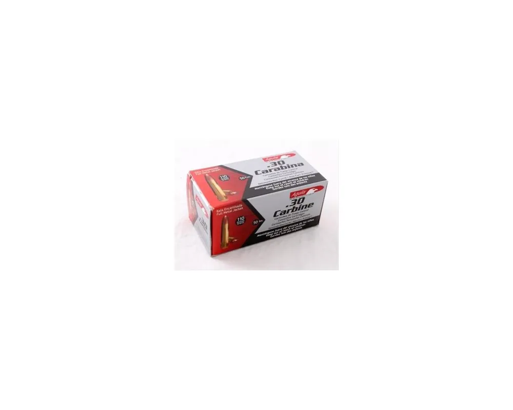 30 Carbine Ammo 110 Grain FMJ Box of 50