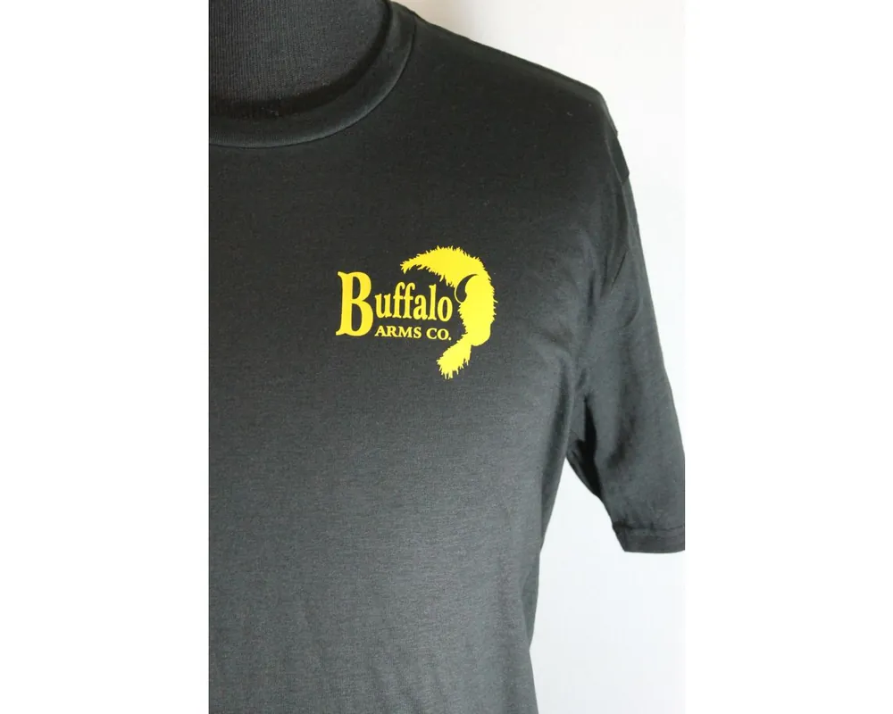 Buffalo Arms Logo T-Shirt in Black Cotton Blend