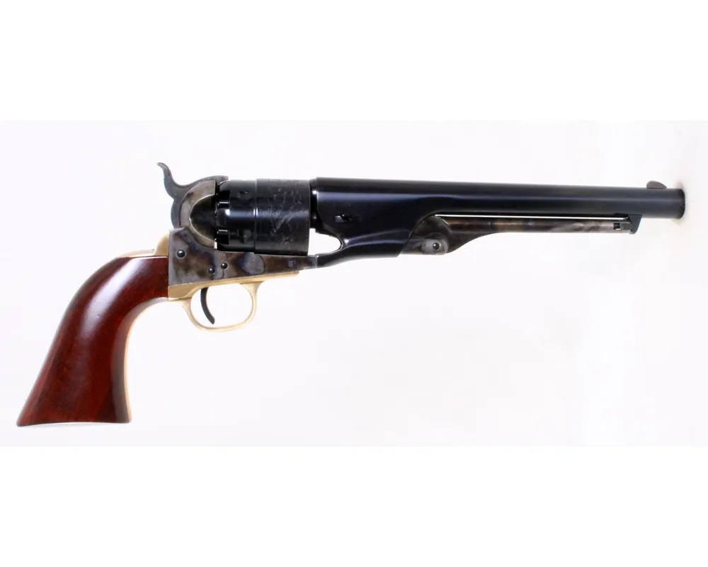 1860 Army Civilian Model Muzzleloading Percussion Black Powder Revolver 8" 44 Caliber Standard Blue