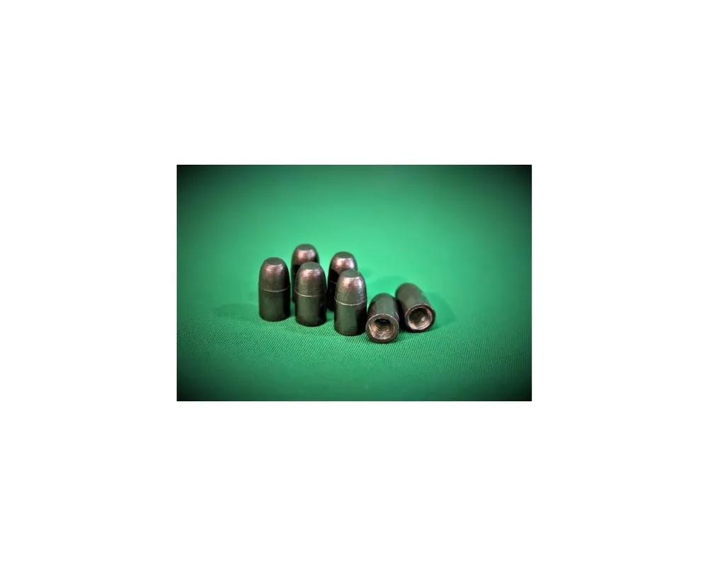.356" Diameter 150 Grain Round Nose Flat Point Hollow Base Bullets for 9mm Japanese Ammo Bag of 100