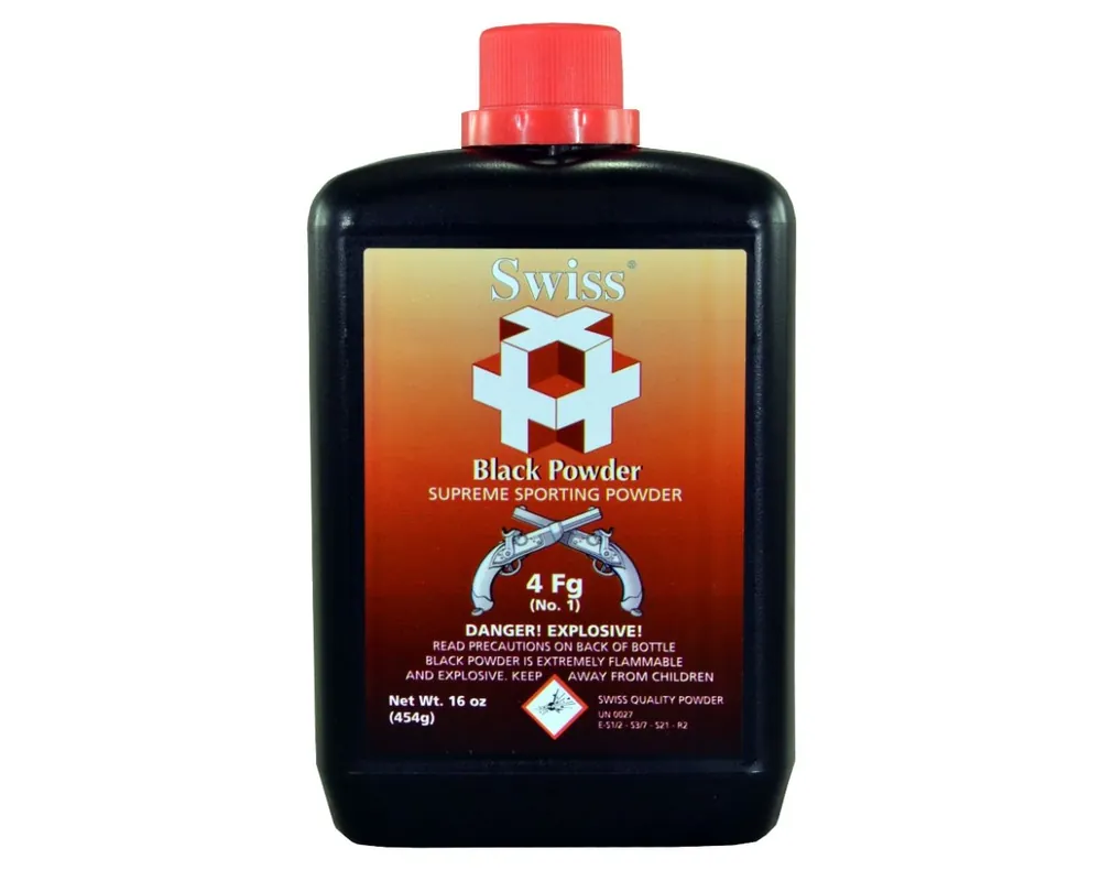 Swiss 4-F Black Powder-Quantity discounts will be applied in your cart once you order a total of 10 or more of any Black Powder.