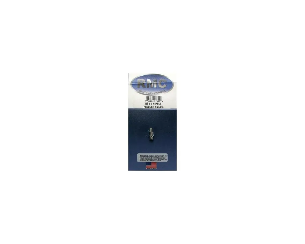 Muzzleloading Rifle Steel Nipples M6 x 1 Thread for Traditions & CVA, Price per each