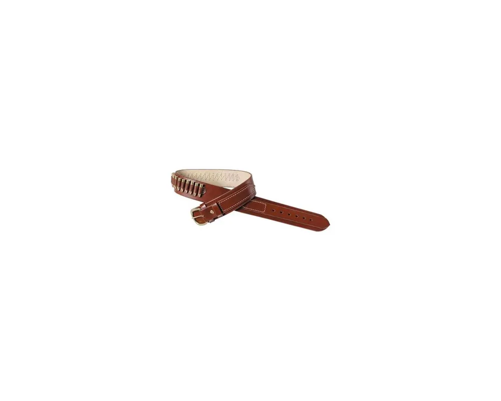 Triple K Heavy Saddle Leather Pistol Cartridge Belt