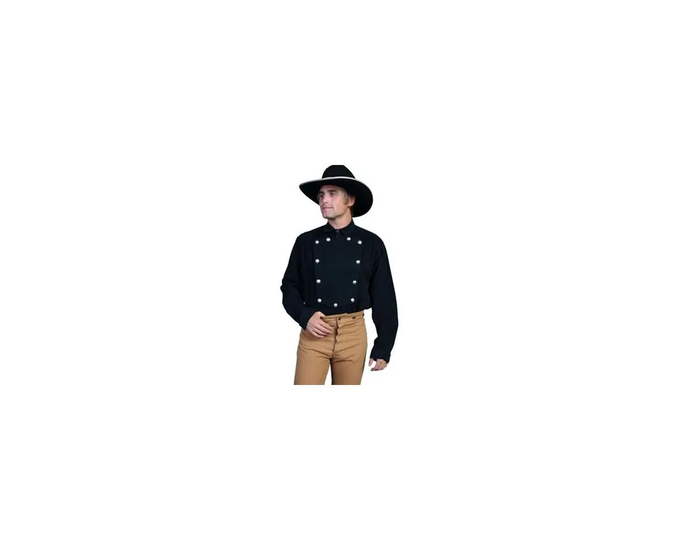 Brushed Twill Longhorn Bib Shirt