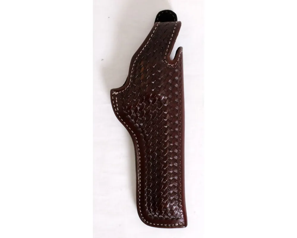 Triple K Right Hand Lightning Strong Side or Cross Draw Basket Weave Leather Lined Holster