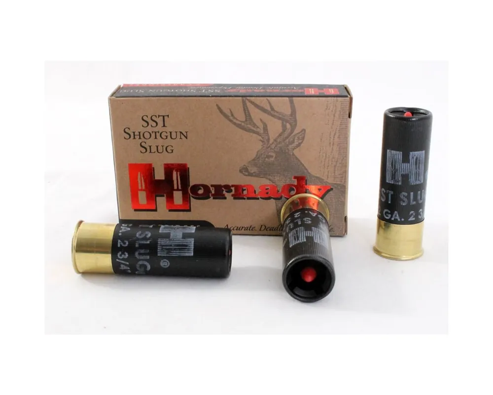 12 Gauge 2 3/4" Shotgun Slug Ammo 300 Grain SST Bullet 2000 FPS for Rifled Barrels 5 Rounds per Box