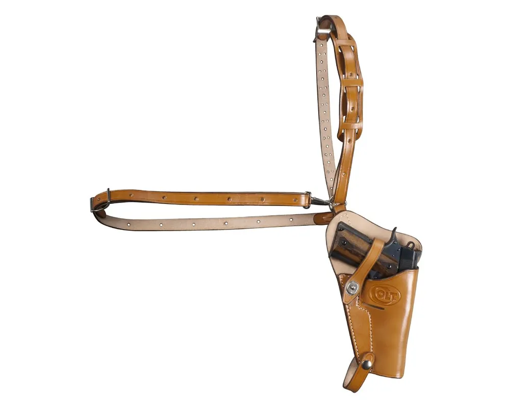 Triple K # 251 Colt Marked Vintage GI M-7 Tanker Holster Tan Color