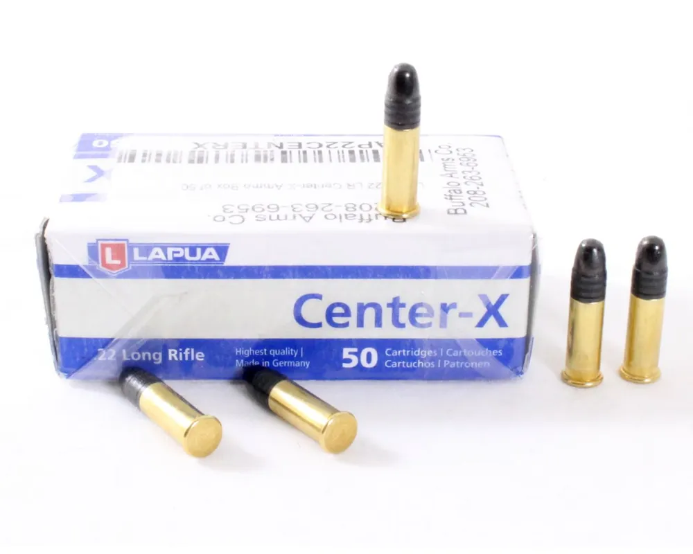 Lapua 22LR Center-X Ammo Box of 50