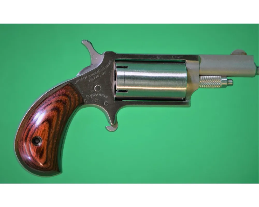 North American Arms 22 Caliber Stainless Steel Muzzleloader Model NAA-22M-CBK Revolver