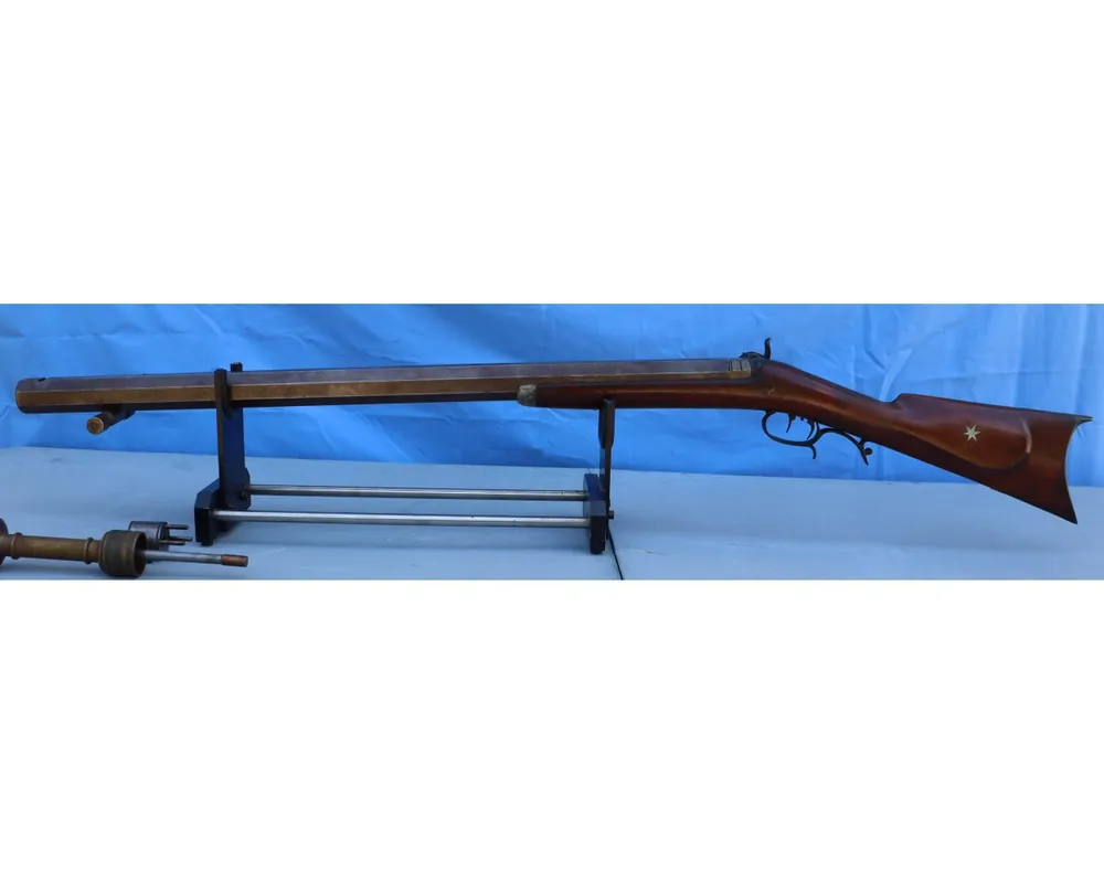 Nelson Lewis Heavy Round Ball Bench Gun 45 Caliber