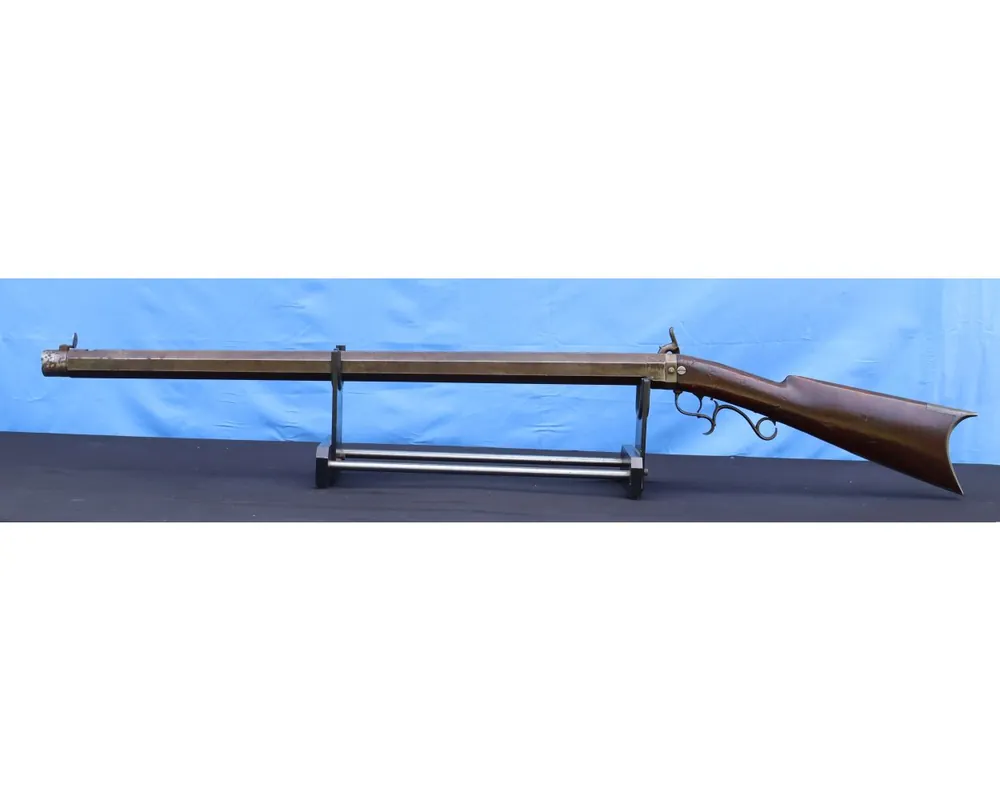 W. Whitmore Heavy Bench Round Ball Gun About 40 Caliber