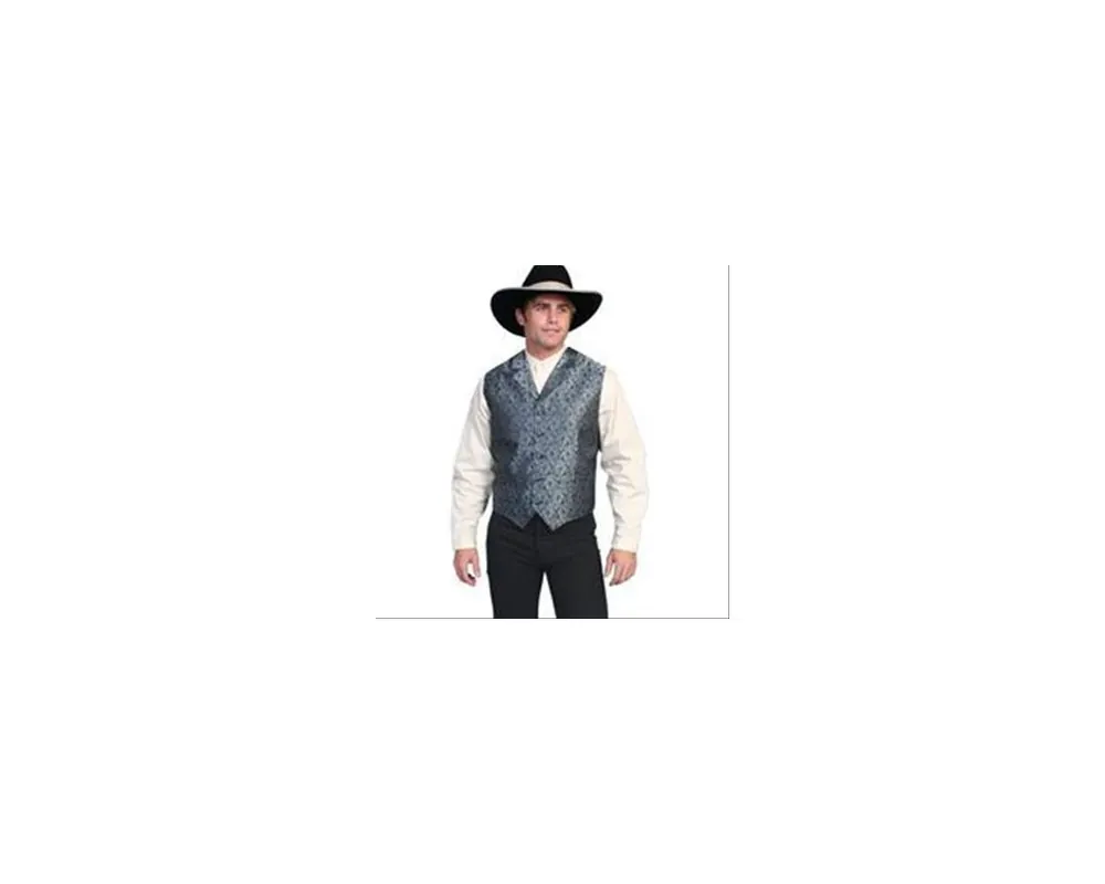 Classic Paisley Vest Colr:Blue Size:2XL***LIMITED TO STOCK ON HAND***