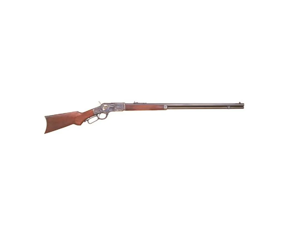 1873 Long Range Deluxe Rifle 30" 45 Colt Pistol Grip Standard Blue