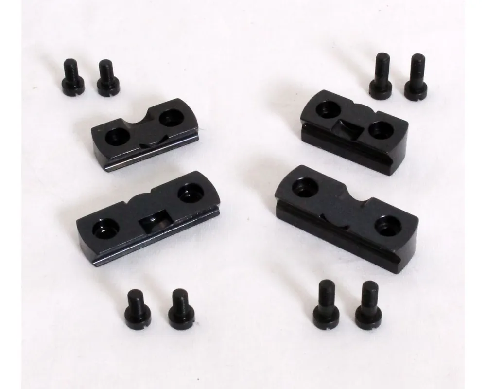 Black Oxide Scope Bases for Unertl or Posa Type Scope Mounts. Scope Blocks come with 6-48 Mounting Screws