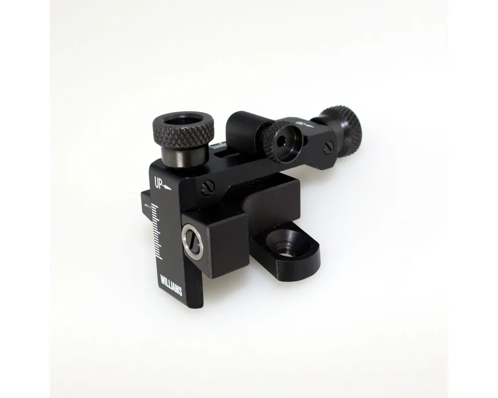 Williams Gun Sight FP-Hawken Receiver Peep Sight with Target Knobs for Hawken Muzzleloaders