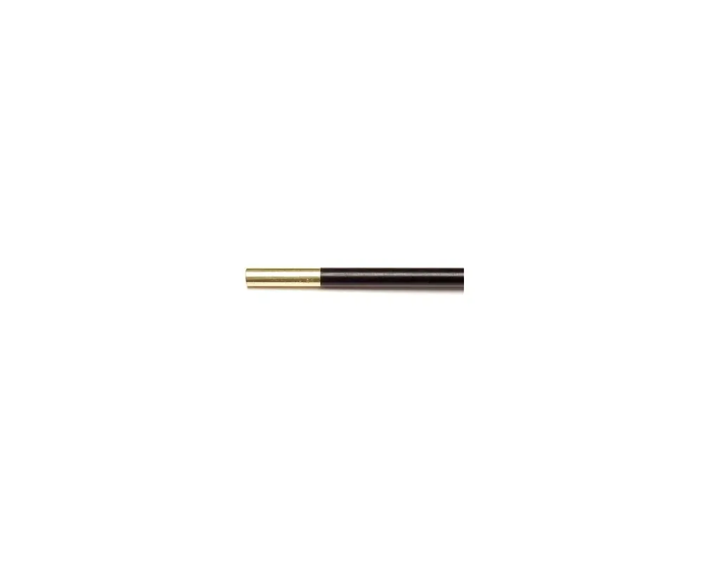 Delrin Flexible Ramrod Blank 5/16" Diameter 48" 10-32 Female Threaded Brass Tip