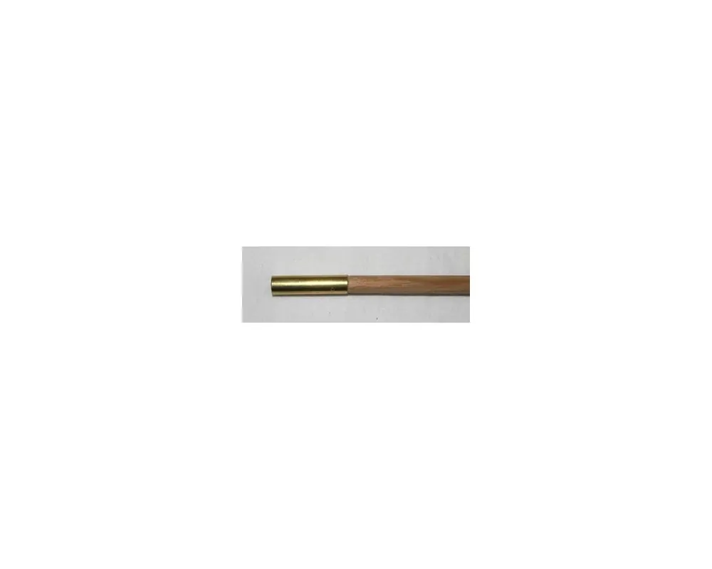 Muzzleloading Hickory Ramrods 5/16" Diameter 48" 8-32 Female Thread Brass Tip