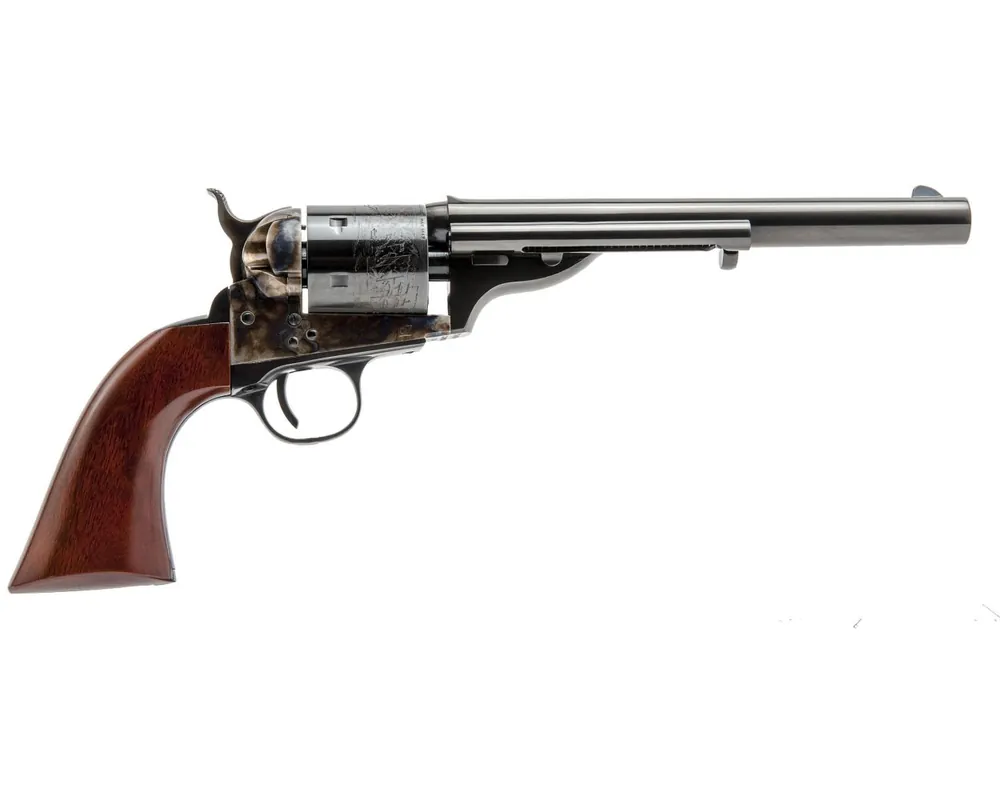 1872 Open Top 7 1/2" .45 Colt Army Grips Case/Blue Finish