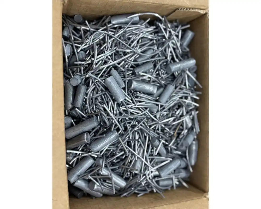 25lbs Pure Lead Pieces from our Bullet Swaging Process Sold by the 25 Lb Box