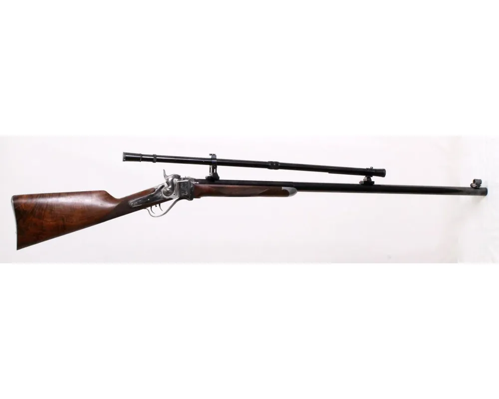 C. Sharps Arms Boss Gun, Engraved Receiver, 34" 1/2 Octagon, 45-70 Govt***Sold***