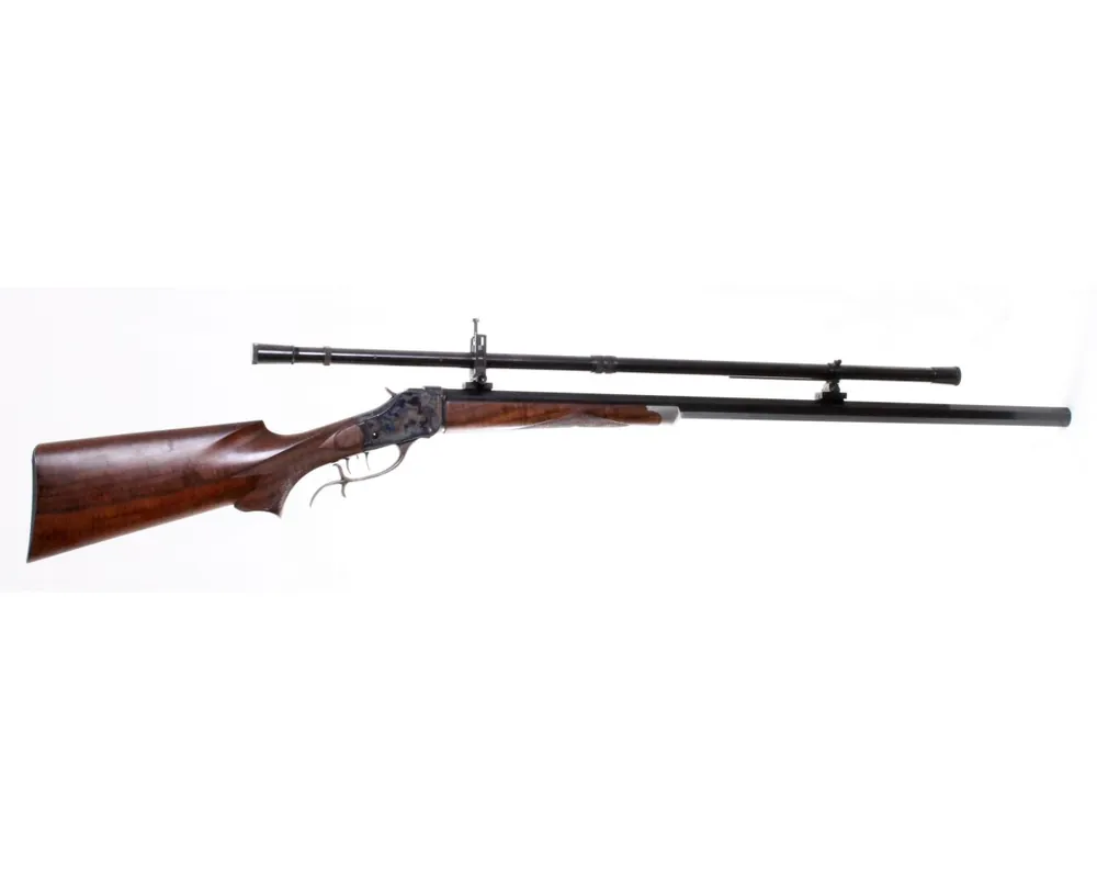 Meacham Hi-Wall 45-70 31 1/2" Full Octagon Barrel, MVA Scope & Mounts***Sold***