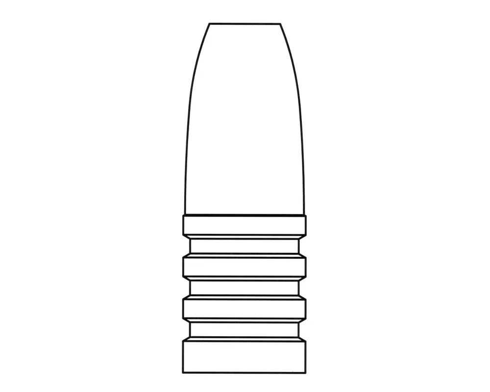 .446" 470 Grain Flat Nose 2-Cavity Bullet Mould