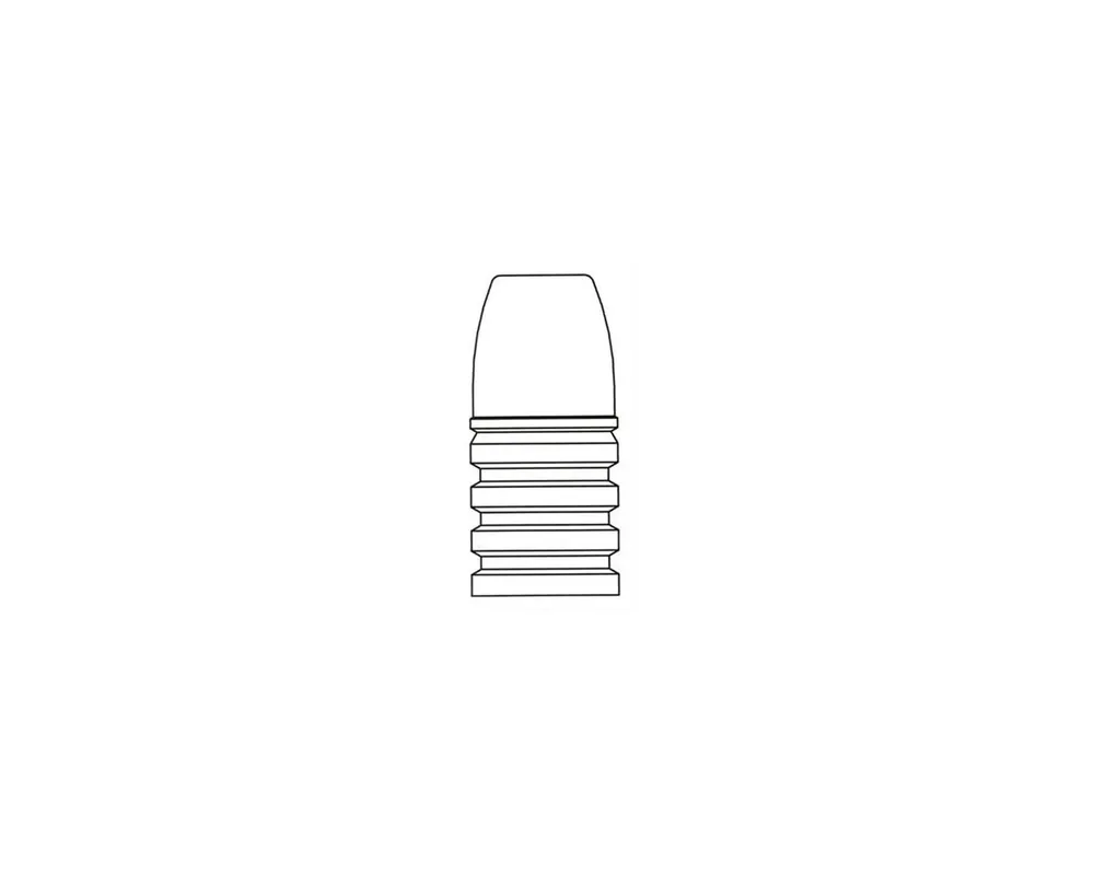 .459" 405 Grain Flat Nose 2-Cavity Bullet Mold with Crimp Groove