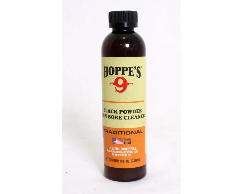 Hoppe's No. 9 Plus Black Powder Solvent & Patch Lube 8oz Squeeze Bottle