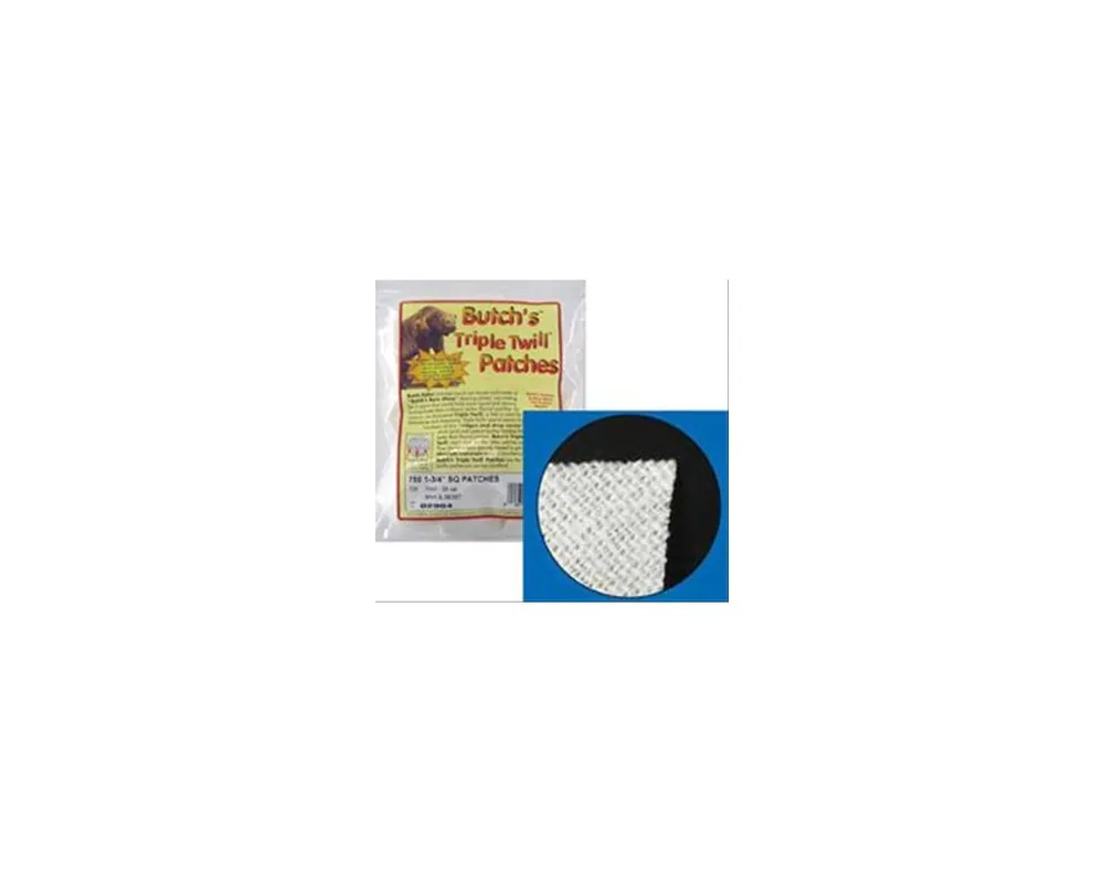 1 3/4" Square Butch's Bench Rest Cleaning Patches Bag of 750
