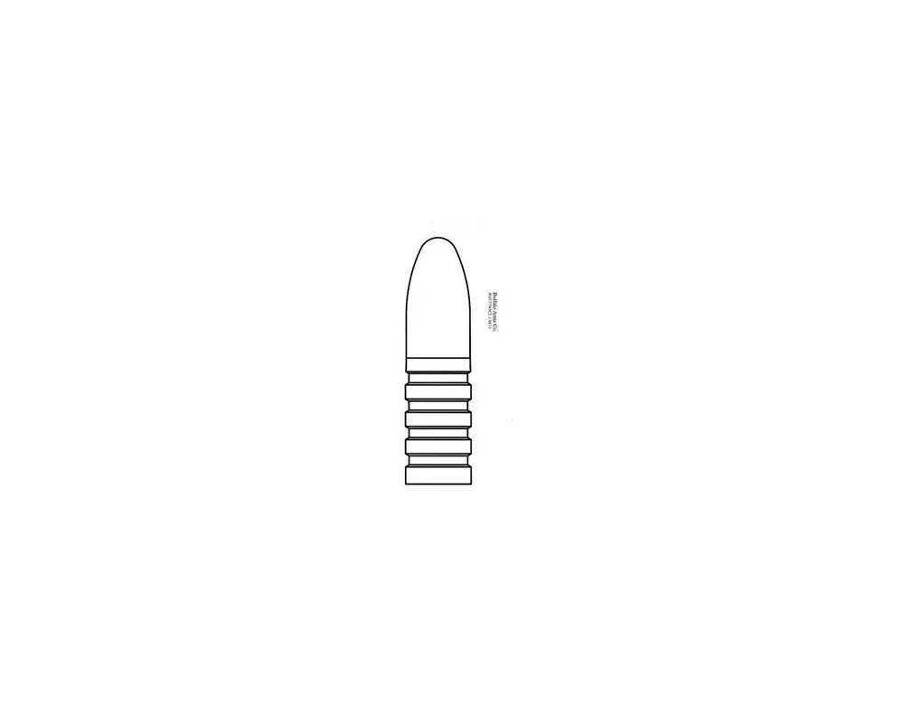 .378" 365 Grain Creedmoor Reduced First Two Bands 1-Cavity Bullet Mould